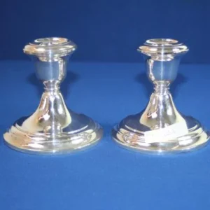 Setje kandelaars, Sterling Cement Filled reinforced With Rod