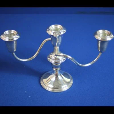 Setje kandelaars, 6 kaarsen, Reed en Barton Sterling 20 - Afbeelding 3