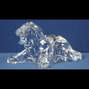Baccarat glass lion - leeuw