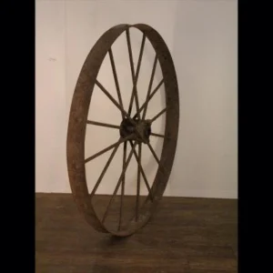 Karrenwiel, industriële decoratie