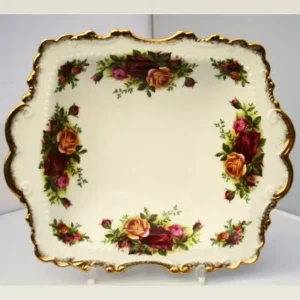 Royal Albert, Old country roses, Schaal met opstaand randje