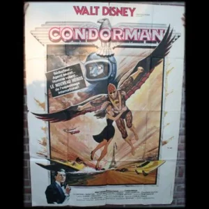 Grote filmposter, Condorman, Walt Disney, 160 X 120 cm