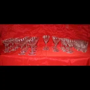 46-delig kristal glasservies