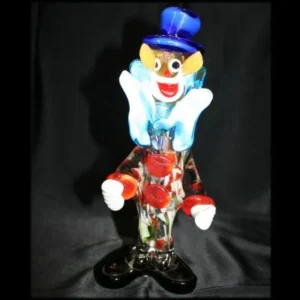 Murano glas, Clown met licht blauwe strik